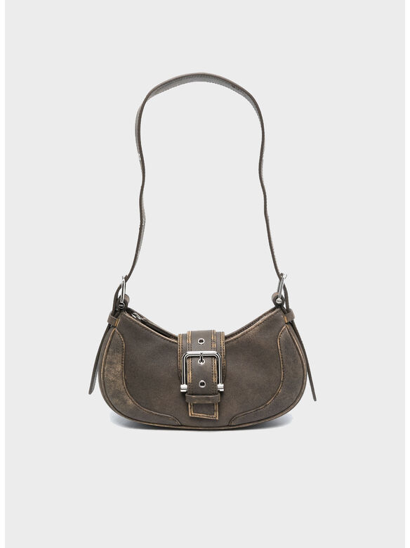 BORSA HOBO, VINTAGE BROWN, medium