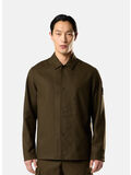 CAMICIA FLANNEL S.I. GHOST, V0054 MILITARY GREEN, thumb