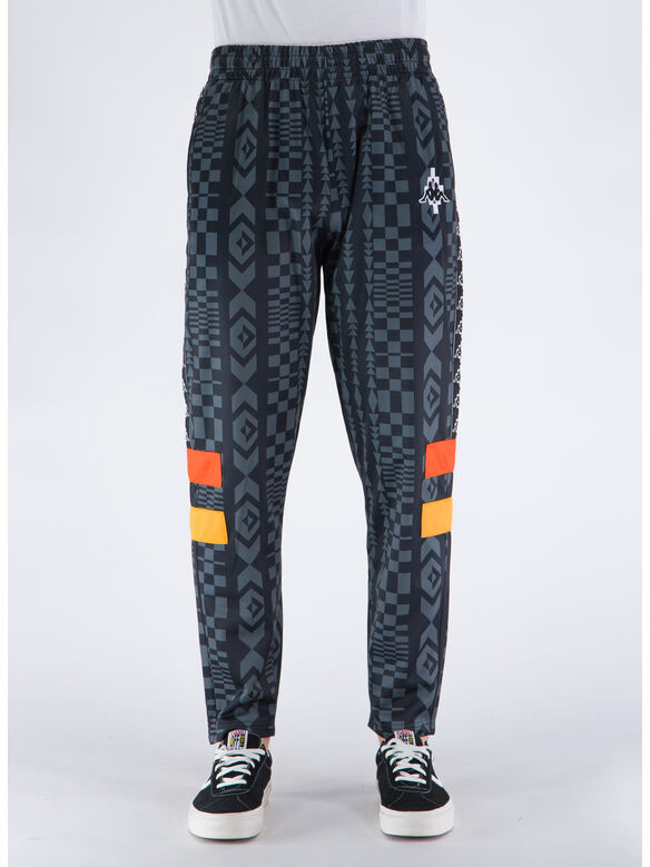PANTALONE AOP FOLK KAPPA, 1007 BLACK GREY, medium