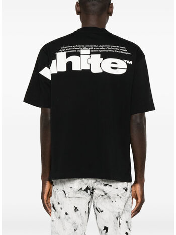 T-SHIRT SHARED LOGO SKATE S/S TEE, 1001 BLACK WHITE, small