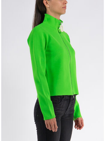 CARDIGAN FITTED ZIP UP, , small