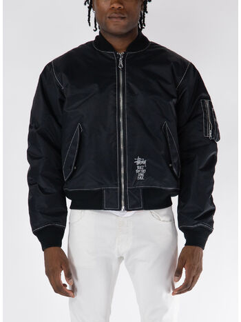 GIUBBOTTO BUILT BOMBER, BLACK, small