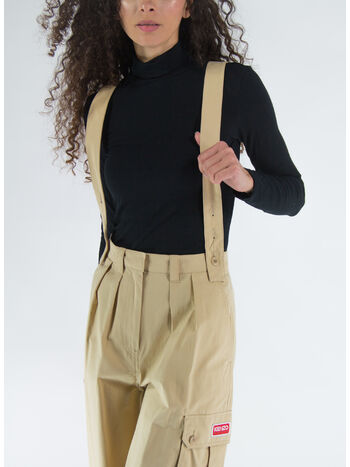 SALOPETTE KENZO PARIS CARGO TROUSERS, 11 BEIGE, small