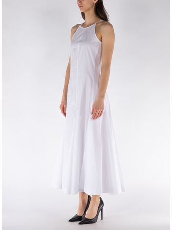 ABITO MIDI CACTUS, 001 BIANCO OTTICO, small