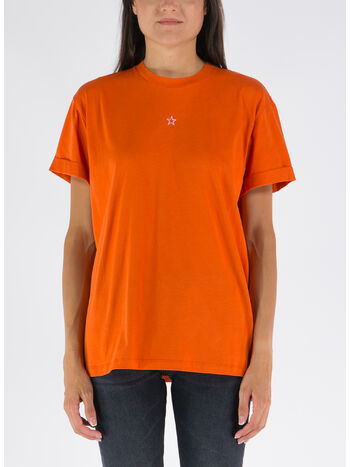 T-SHIRT MINI STAR EMBROIDERY, 7510 TANGERINE, small