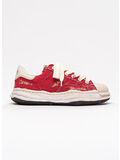 SCARPA OG SOLE RIPPED OVERDYE CANVAS LOW-TOP UNISEX, RED, thumb