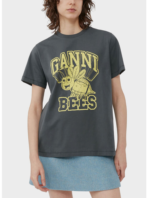 T-SHIRT BASIC YELLOW BEE, 490 VOLCANIC ASH, large