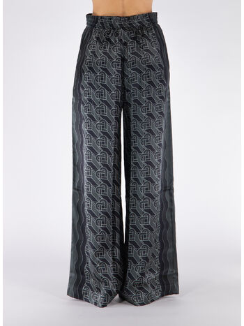PANTALONE PRINTED, 02 HEART MONOGRAMME BLACK, small