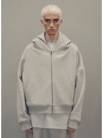 FELPA ETERNAL ZIP UNISEX, 6236 GREY MARLE, small