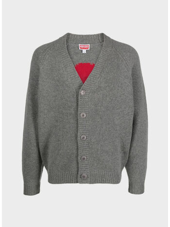 CARDIGAN RUE VIVIENNE, 94 PEARL GREY, small