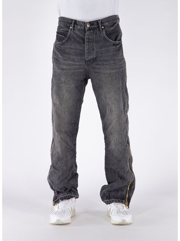 JEANS FULL SIDE ZIP, FSZB BLACK, medium