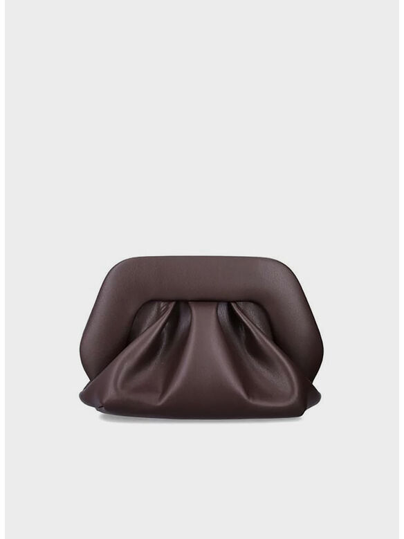 BORSA A MANO GEA VEGAN FABRIC, EBONY, medium
