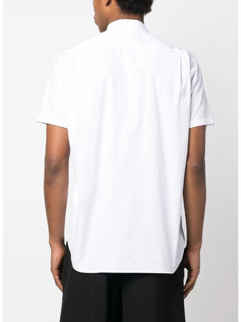 CAMICIA MENS SHIRT WOVEN, 1 WHITE X PRINT, small