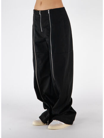 PANTALONE TROUSER, 001 BLACK, small