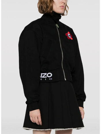 GIACCA BOMBER TARGET, BM RINSE BLACK DENIM, small