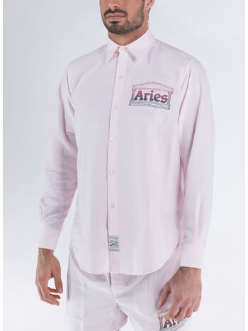 CAMICIA OXFORD STRIPES, PNK PINK, small