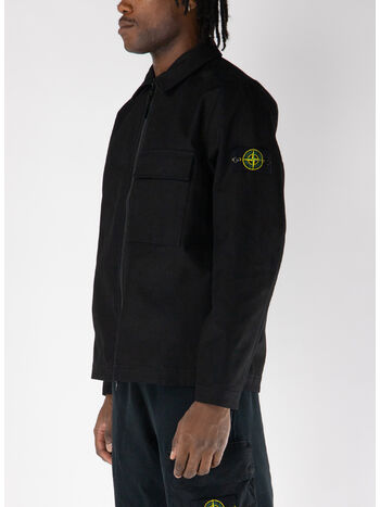 GIACCA CAMICIA PANAMA COTTON, V0029 BLACK, small