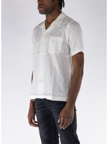 CAMICIA SHORTSLEEVE ROAD, ECRU, small