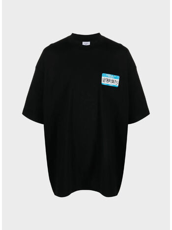 T-SHIRT MY NAME IS VETEMENTS, BLACK, small