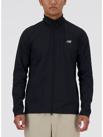 FELPA FULL ZIP TECH KNIT, 001 BLACK, small