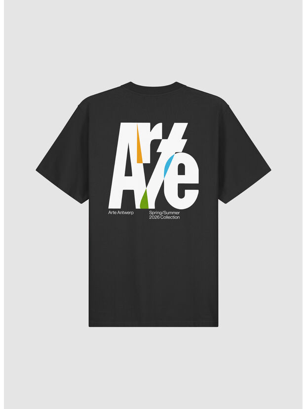 T-SHIRT BIG LOGO, 1 BLACK, large