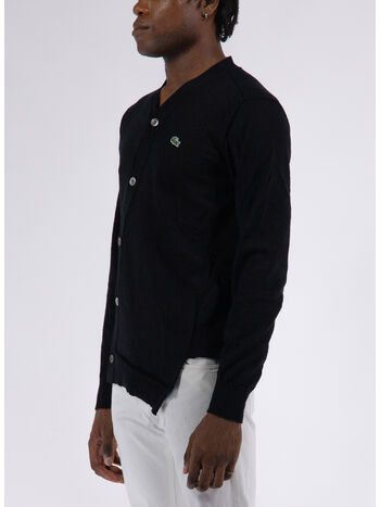 CARDIGAN KNIT, BLACK, small