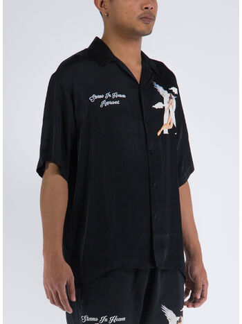 CAMICIA STORM IS HEAVEN, 01 BLACK, small