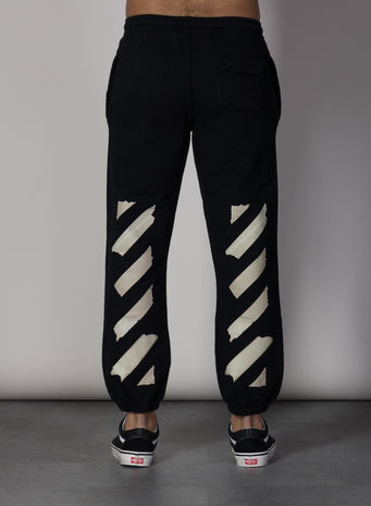 PANTALONE TAPE ARROW SHORT, BLACK/BEIGE, small