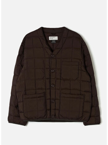 CARDIGAN DOWN, BROWN, small