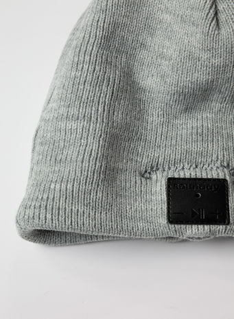 CAPPELLO SOUNDAY BEANIE UNISEX, GREY, small