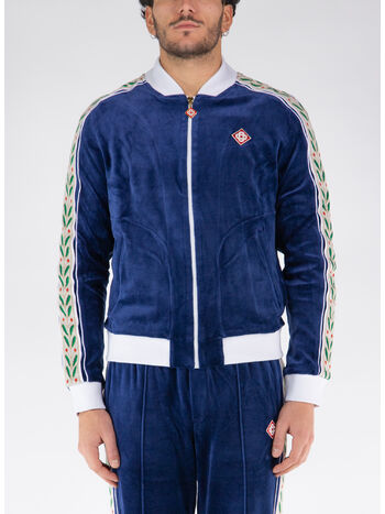 FELPA VELOUR LAUREL, NAVY, small