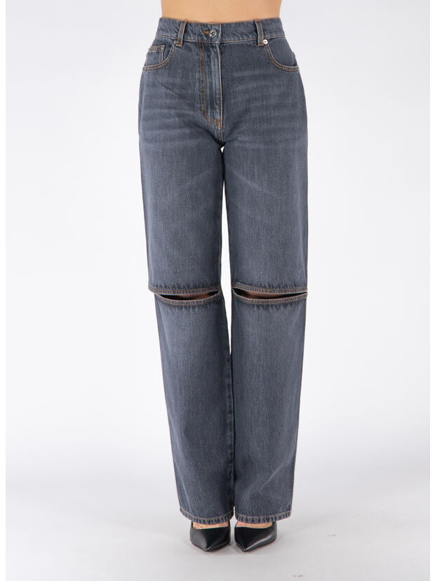 JEANS CUT OUT, 929 GREY, large