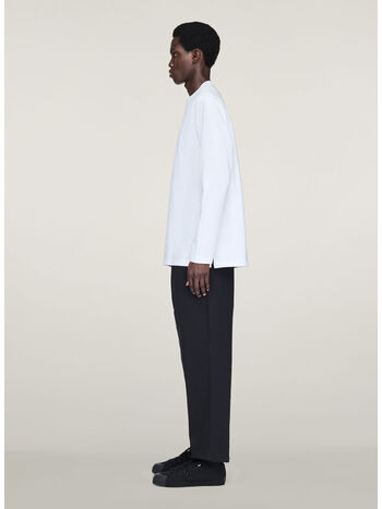 T-SHIRT Y-3 LONGSLEEVE GRAPHIC PRINT, CWHITE, small