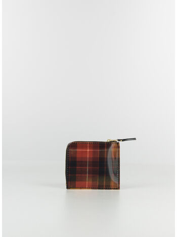 PORTAFOGLIO WALLET LENTICULAR TARTAN, RED/YELLOW, small