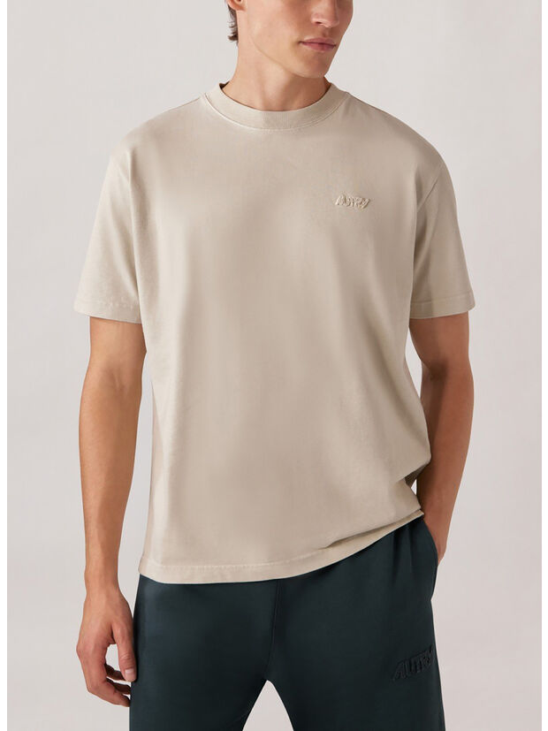 T-SHIRT LOGO RICAMATO, I7OP HEAVY COT FIBER, large