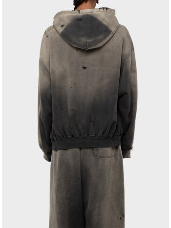 FELPA HOODIE SUN FADED, BLACK, small