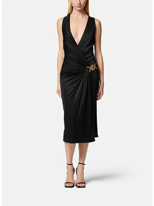 ABITO MIDI CON LOGO MEDUSA, 1B000, large