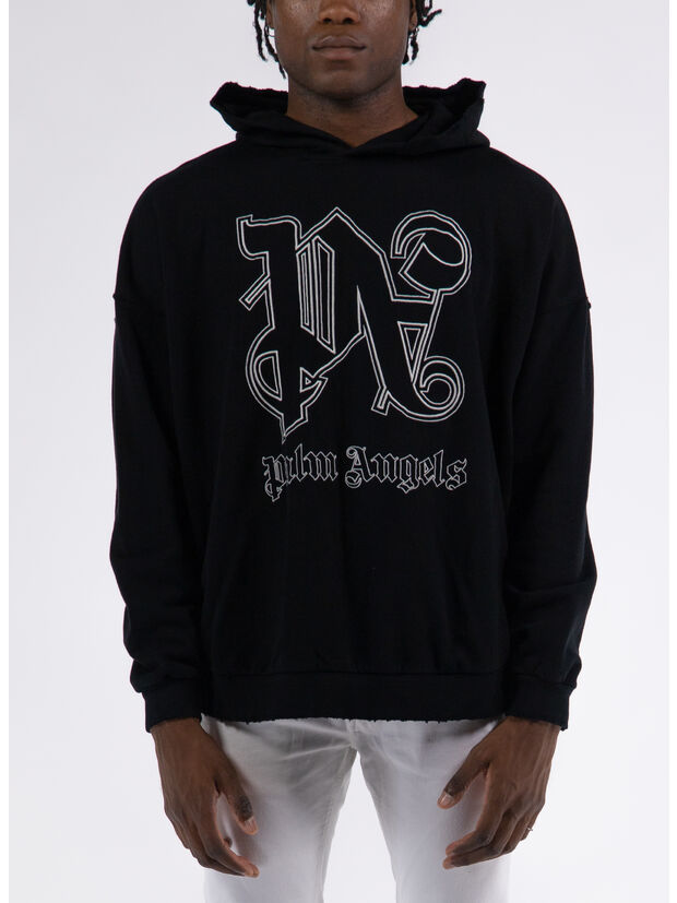 FELPA PA MONOGRAM STATEMENT, 1003 BLACK OFF WHITE, large