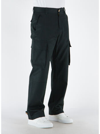 PANTALONE INFORMALE IN DRILL DI COTONE, , small