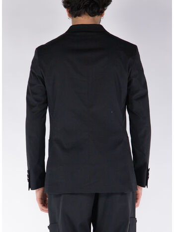 GIACCA BLAZER MONOGRAM, 1010 BLACK BLACK, small