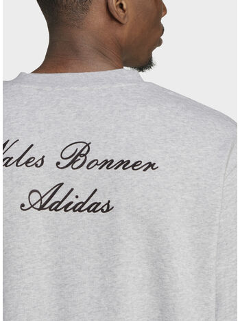 T-SHIRT WALES BONNER LONGSLEEVE UNISEX, MGREYH, small