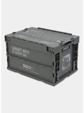 CONTAINER PIEGHEVOLE TOUR, 1X3XX SMOKE GREEN, small