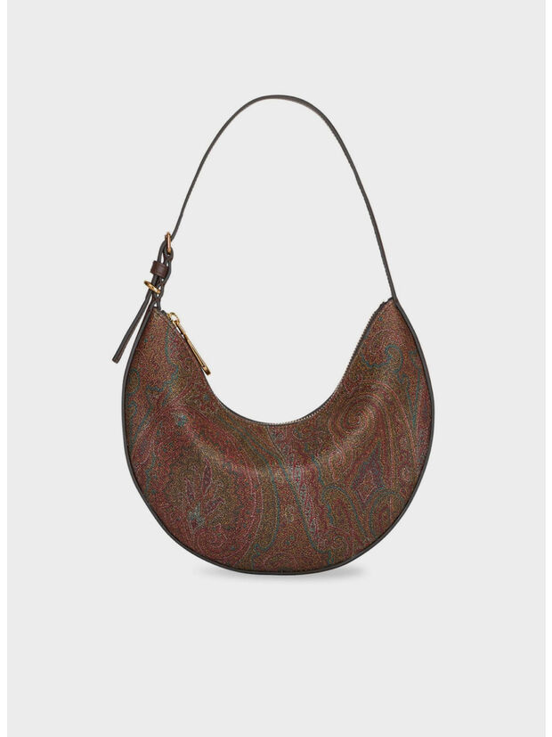 BORSA HOBO ETRO ESSENTIAL, M0019 MARRONE, large