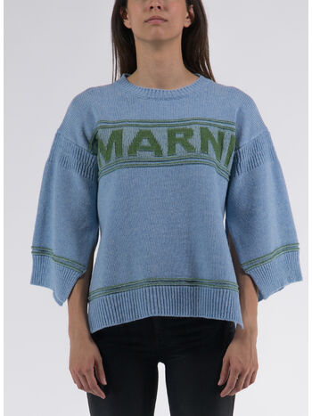 PULLOVER MAGLIA GIROCOLLO, 00B50, small