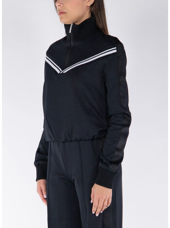 GIACCA SPORTIVA A COSTE, 1001 BLACK WHITE, small