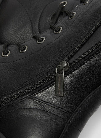STIVALIE PLATFORM IN PELLE AZREYA MAX A 26 OCCHIELLI, BLACK, small