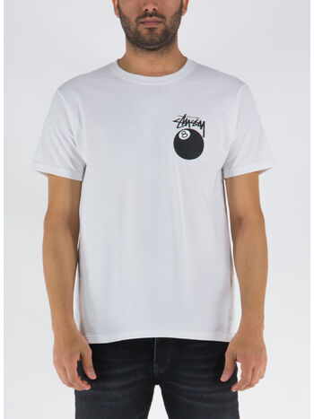 T-SHIRT 8 BALL, WHITE, small
