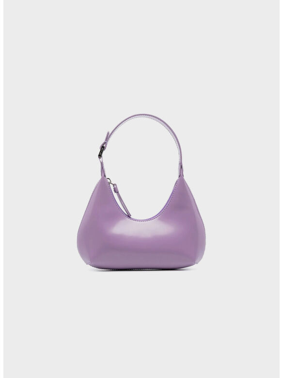 BORSA BABY PURPLE HAZE SEMI PATENT LEATHER, PRH PURPLE HAZE, medium