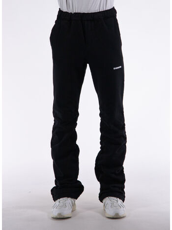 PANTALONE SHIRRED FLARE, K02-800 HEAVY TERRY BLACK, small