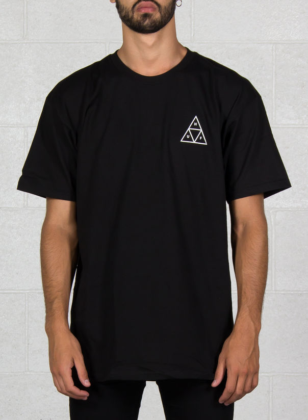 T-SHIRT ESSENTIALS, BLACK, large